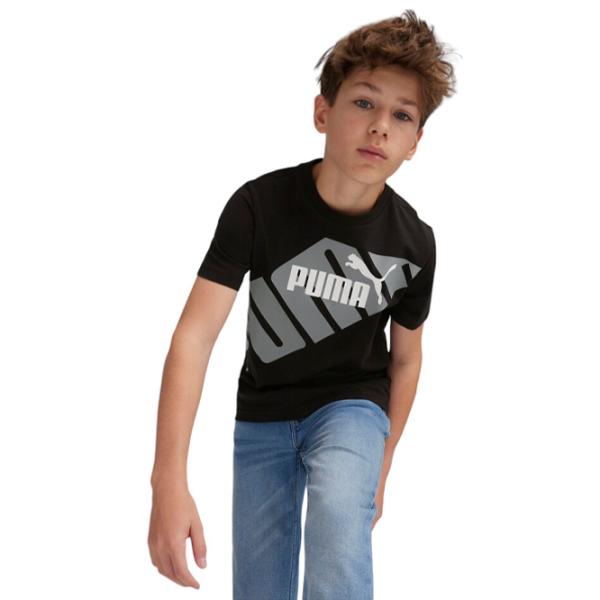 Футболка для мальчиков Puma Power Graphic Tee B 128/ Черный photo 3 Футболка для мальчиков Puma Power Graphic Tee B 128/ Черный photo 3