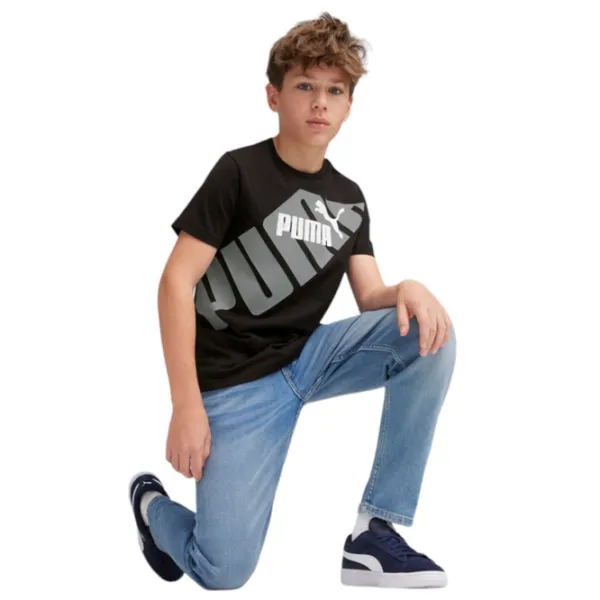 Tricou pentru băieți Puma Power Graphic Tee B 140/ Black photo 5 Tricou pentru băieți Puma Power Graphic Tee B 140/ Black photo 5