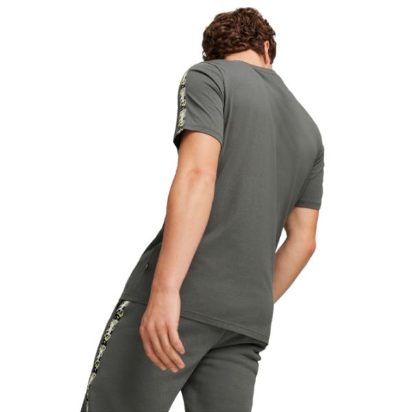 Tricou pentru băieți Puma Ess Tape Camo Tee B 128/ Gray photo 4