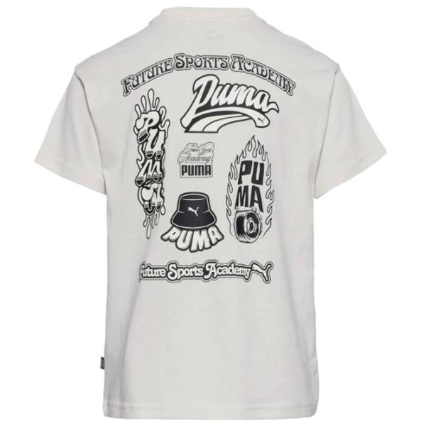 Футболка для мальчиков Puma Ess+ Mid 90S Graphic Tee B 152/ Альпийский снег photo 2