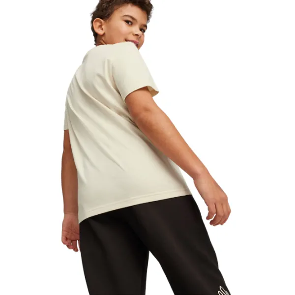 Футболка для мальчиков Puma Ess+ Mid 90S Graphic Tee B 140/ Альпийский снег photo 4