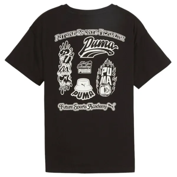 Футболка для мальчиков Puma Ess+ Mid 90S Graphic Tee B 152/ Черный photo 2