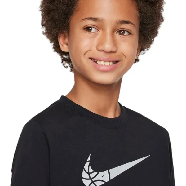 Футболка для мальчиков Nike B Nsw Tee Core Bball Hbr Cnct M / Черный photo 4