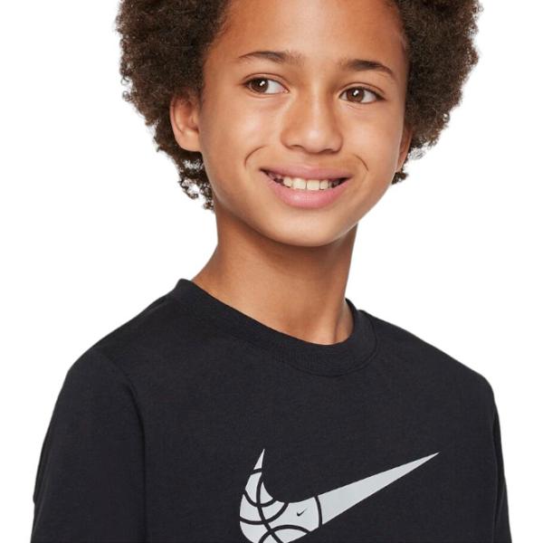 Футболка для мальчиков Nike B Nsw Tee Core Bball Hbr Cnct XS / Черный photo 4