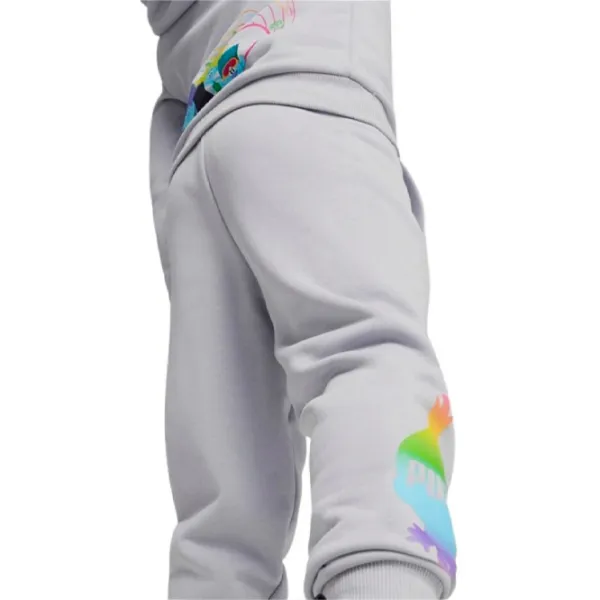 Спортивные брюки для мальчиков Puma X Trolls Sweatpants Tr 116/ Серый photo 4 Спортивные брюки для мальчиков Puma X Trolls Sweatpants Tr 116/ Серый photo 4