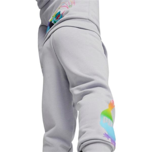 Спортивные брюки для мальчиков Puma X Trolls Sweatpants Tr 116/ Серый photo 4 Спортивные брюки для мальчиков Puma X Trolls Sweatpants Tr 116/ Серый photo 4