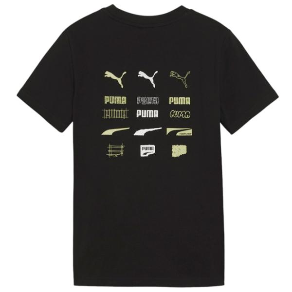 Футболка для мальчиков Puma Classics Brand Love Tee B 128 / Черный photo 2