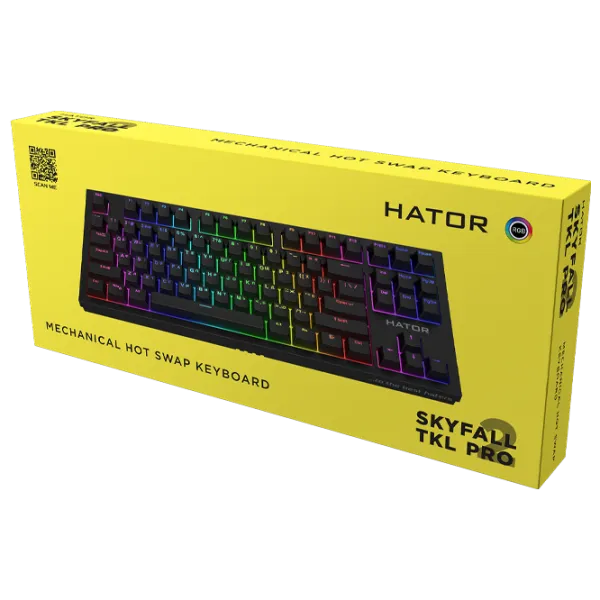 Клавиатура Hator Skyfall 2 TKL PRO Проводная/ Черный photo 6