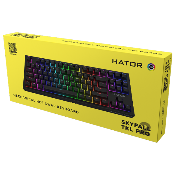 Клавиатура Hator Skyfall 2 TKL PRO Проводная/ Черный photo 6