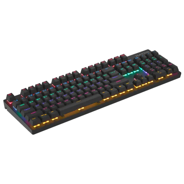 Tastatură Hator Starfall Rainbow Origin Blue Cu fir/ Black photo 2