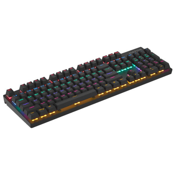 Tastatură Hator Starfall Rainbow Origin Blue Cu fir/ Black photo 2