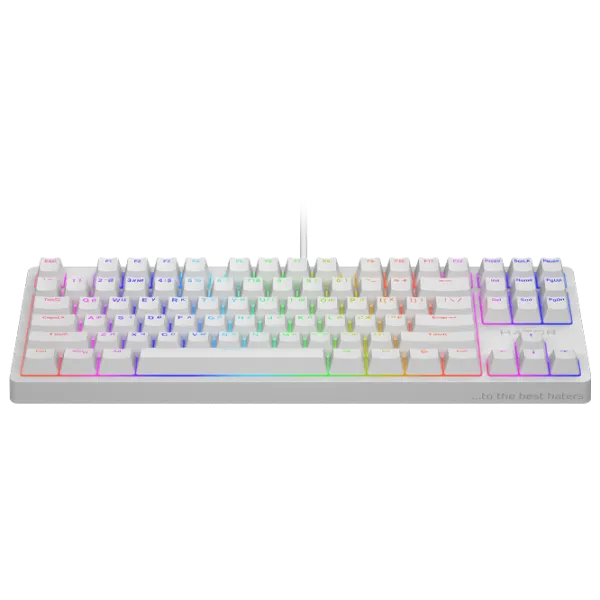 Tastatură Hator Rockfall 2 Mecha TKL Cu fir/ White photo 2