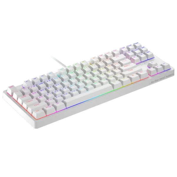 Tastatură Hator Rockfall 2 Mecha TKL Cu fir/ White photo 3
