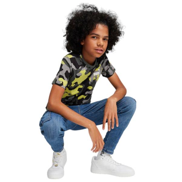 Футболка для мальчиков Puma Ess+ Camo Tee B 128/ Mineral Gray photo 5