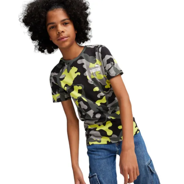 Футболка для мальчиков Puma Ess+ Camo Tee B 140/ Mineral Gray photo 3