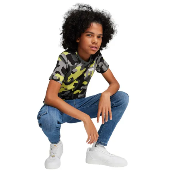 Футболка для мальчиков Puma Ess+ Camo Tee B 164/ Mineral Gray photo 5