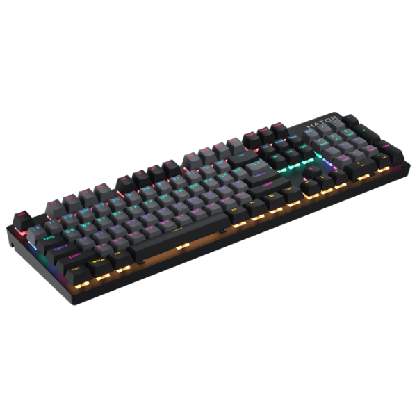 Tastatură Hator Starfall Rainbow Origin Blue Cu fir/ Black photo 3