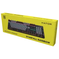 Tastatură Hator Starfall Rainbow Origin Blue Cu fir/ Black photo 5