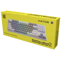 Tastatură Hator Rockfall 2 Mecha Signature Edition Cu fir/ White photo 6