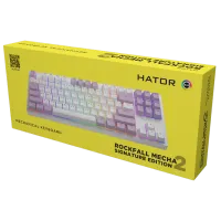Tastatură Hator Rockfall 2 Mecha Signature Edition Cu fir/ White photo 6