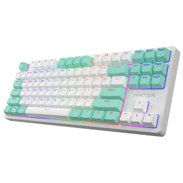 Tastatură Hator Rockfall 2 Mecha Signature Edition Cu fir/ White photo 2