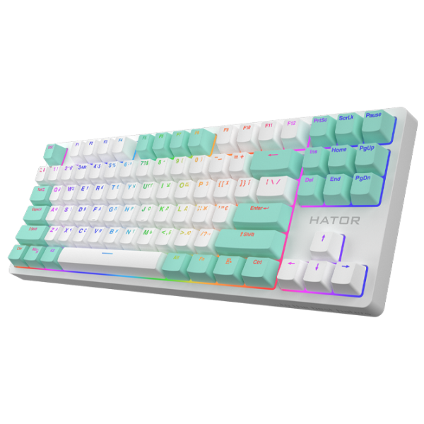 Tastatură Hator Rockfall 2 Mecha Signature Edition Cu fir/ White photo 2