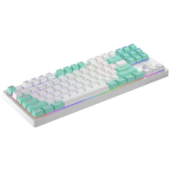 Tastatură Hator Rockfall 2 Mecha Signature Edition Cu fir/ White photo 3