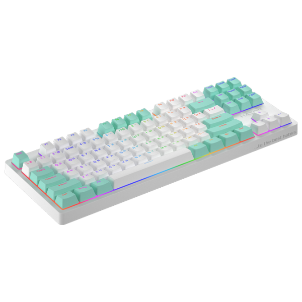 Tastatură Hator Rockfall 2 Mecha Signature Edition Cu fir/ White photo 3