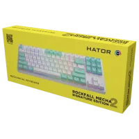 Tastatură Hator Rockfall 2 Mecha Signature Edition Cu fir/ White photo 6