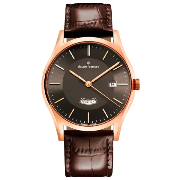Ceas de mână pentru bărbați Claude Bernard 84200 37R BRIR Cuarț/ 40 mm photo 2 Ceas de mână pentru bărbați Claude Bernard 84200 37R BRIR Cuarț/ 40 mm photo 2