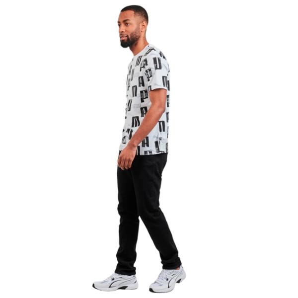 Футболка для мальчиков Puma Ess+ Logo Lab Aop Tee B 164/ Белый photo 4