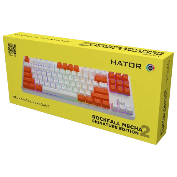 Клавиатура Hator Rockfall 2 Mecha Signature Edition Проводная/ Белый photo 6