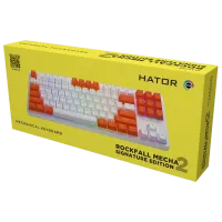 Tastatură Hator Rockfall 2 Mecha Signature Edition Cu fir/ White photo 6