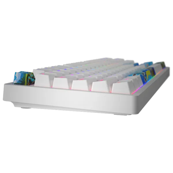 Tastatură Hator Rockfall 2 Mecha TKL Authentic Edition Cu fir/ White photo 4