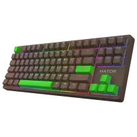Клавиатура Hator Rockfall 2 Mecha TKL Authentic Edition Проводная/ Коричневый photo 2