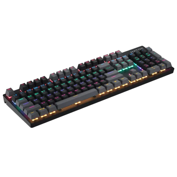 Tastatură Hator Starfall Rainbow Origin Red Cu fir/ Black photo 3