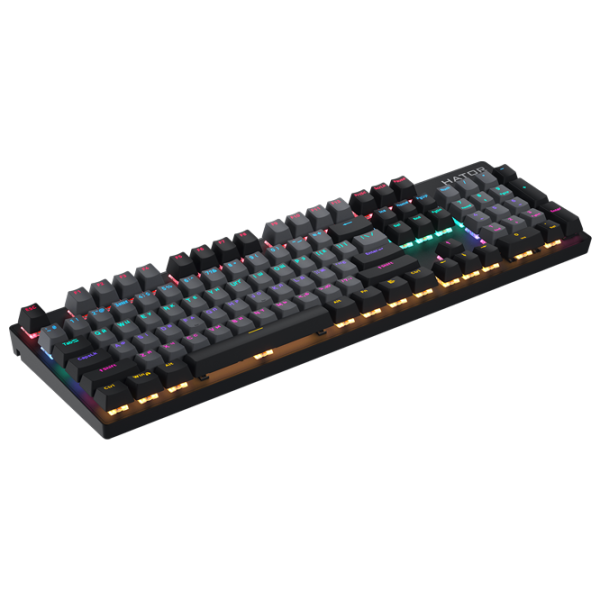 Tastatură Hator Starfall Rainbow Origin Red Cu fir/ Black photo 3