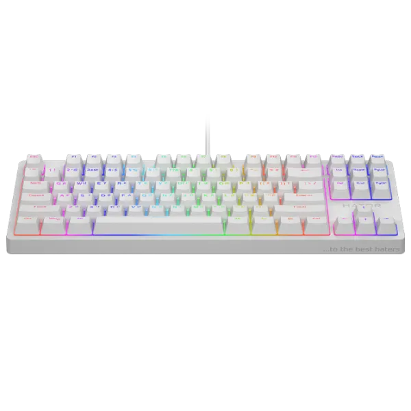 Tastatură Hator Rockfall 2 Optica TKL Cu fir/ White photo 2