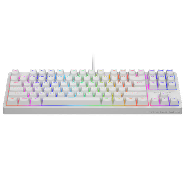 Tastatură Hator Rockfall 2 Optica TKL Cu fir/ White photo 2