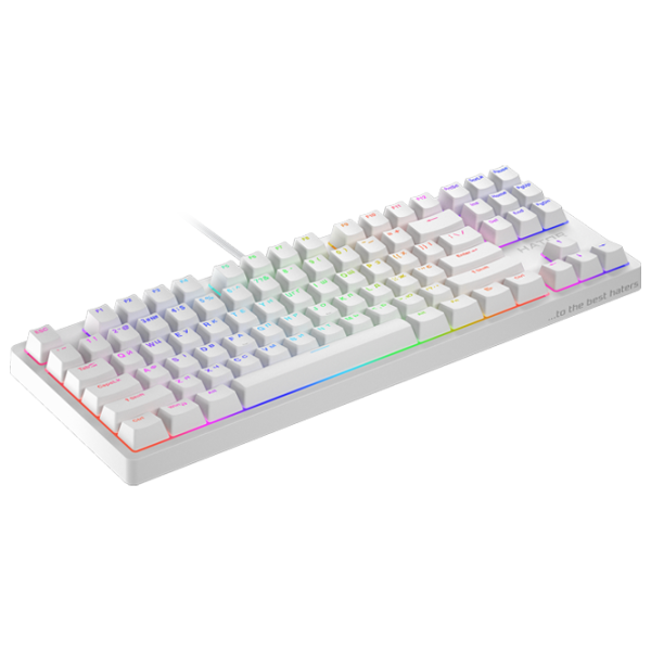 Tastatură Hator Rockfall 2 Optica TKL Cu fir/ White photo 3