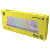 Tastatură Hator Rockfall 2 Optica TKL Cu fir/ White photo 6