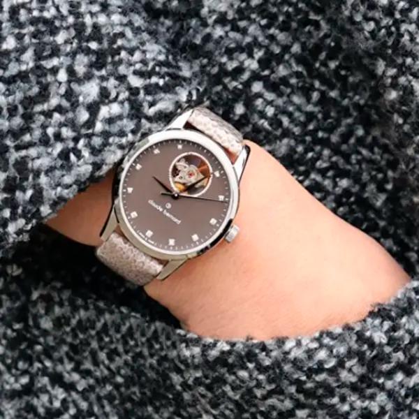 Ceas de mână pentru femei Claude Bernard 85018 3 TAPN1 Mecanic/ 35 mm photo 2 Ceas de mână pentru femei Claude Bernard 85018 3 TAPN1 Mecanic/ 35 mm photo 2