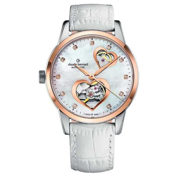 Ceas de mână pentru femei Claude Bernard 85018 357R NAPR2 Mecanic/ 38 mm photo 2 Ceas de mână pentru femei Claude Bernard 85018 357R NAPR2 Mecanic/ 38 mm photo 2