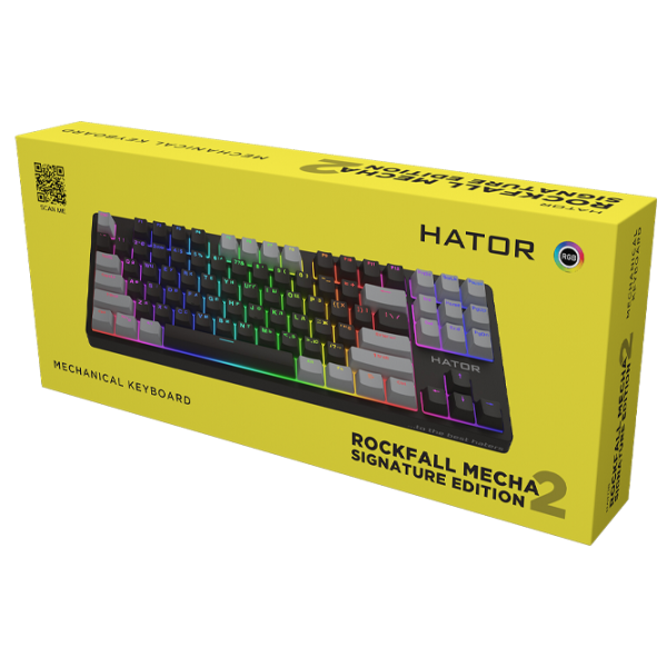 Tastatură Hator Rockfall 2 Mecha Signature Edition Cu fir/ Black photo 6