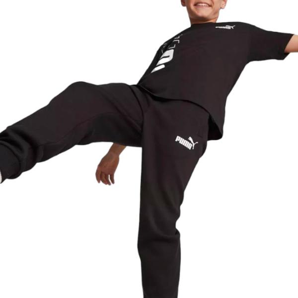 Tricou pentru băieți Puma Power Colorblock Tee B 128/ Black photo 4