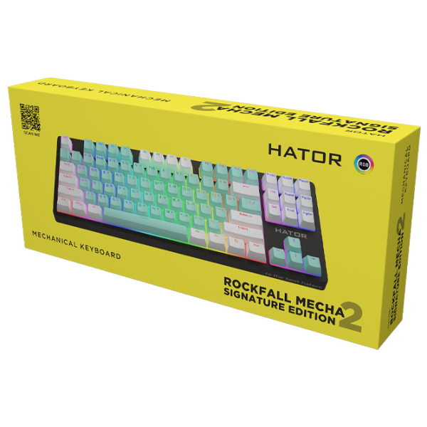 Tastatură Hator Rockfall 2 Mecha Signature Edition Cu fir/ Black photo 5