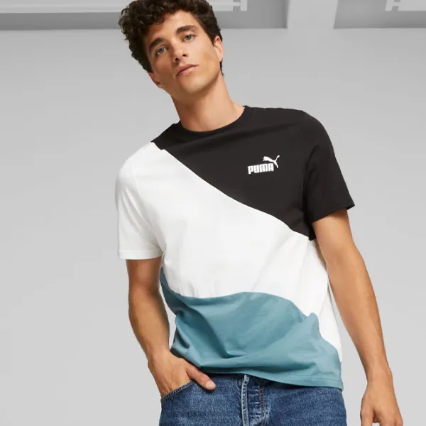 Tricou pentru băieți Puma Power Cat Tee B Bold 152 / Blue photo 5