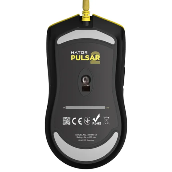 Mouse Hator Pulsar 2 USB/ Yellow photo 6 Mouse Hator Pulsar 2 USB/ Yellow photo 6