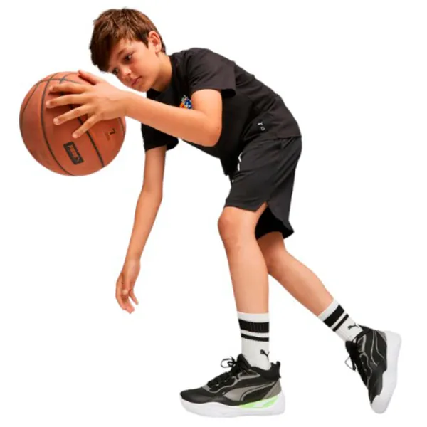 Футболка для мальчиков Puma Basketball Trash Talk Tee 152/ Черный photo 5