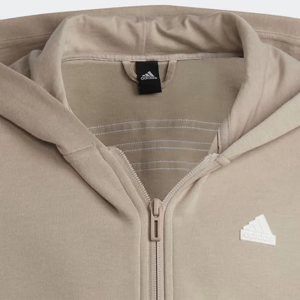 Толстовка для девочек Adidas G Fi 3S Fz 152/ Бежевый photo 4 Толстовка для девочек Adidas G Fi 3S Fz 152/ Бежевый photo 4